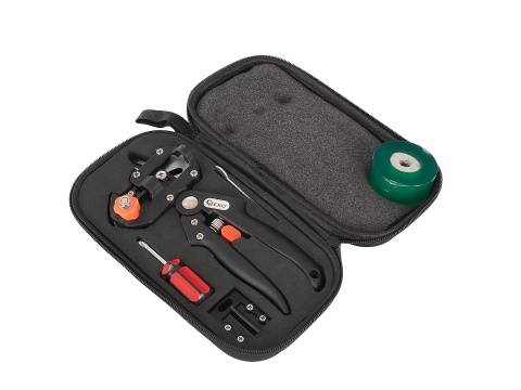 Sekator - nożyce do szczepienia winogron, drzew i krzewów - duży zestaw + etui (20)