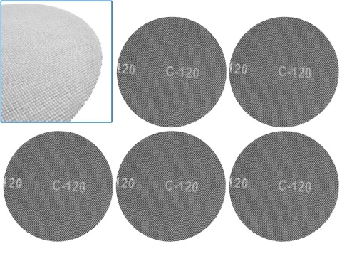 Siatka ścierna na rzep 225mm P120 (5/250)