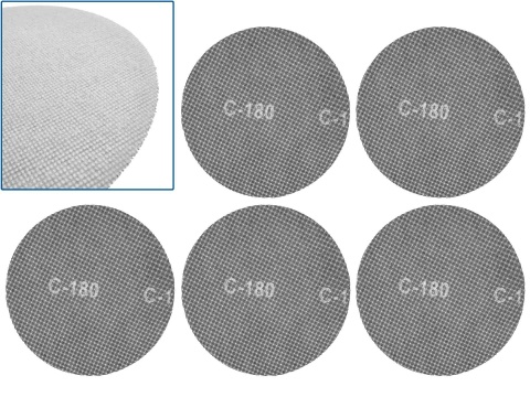 Siatka ścierna na rzep 225mm P180 (5/250)