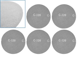 Siatka ścierna na rzep 225mm P320 (5/250)