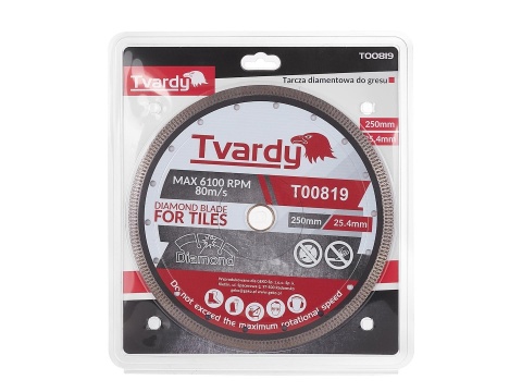 Tarcza diamentowa do Gresu 250x10x25.4/22.23mm PROFI (25)