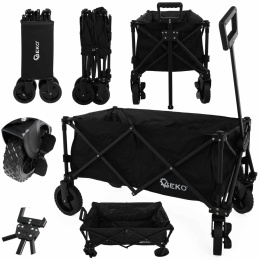 Wózek ogrodowy - plażowy składany 127L 100kg (1)