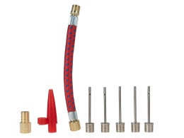 Zestaw końcówek do pompki - igła, wężyk, adapter 8el. (40/500)