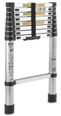 Drabina teleskopowa aluminiowa 2,6m 150kg (1)