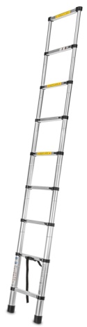 Drabina teleskopowa aluminiowa 2,6m 150kg (1)