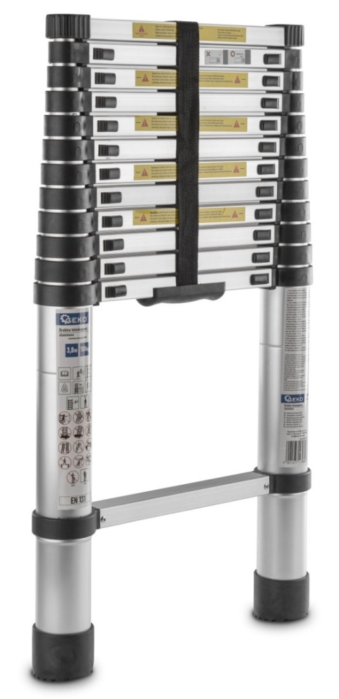 Drabina teleskopowa aluminiowa 3,8m 150kg (1)