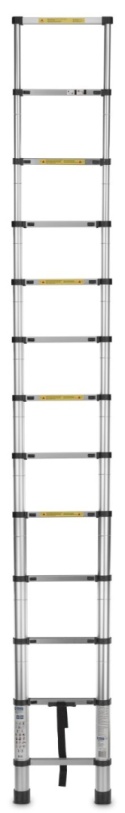 Drabina teleskopowa aluminiowa 3,8m 150kg (1)