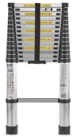 Drabina teleskopowa aluminiowa 5m 150kg (1)