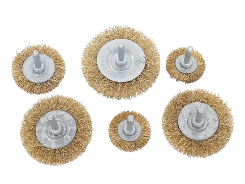 Kpl. Szczotek drucianych na wiertarkę 6el. (60)