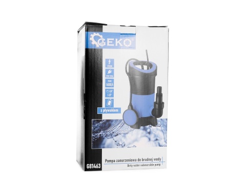 Pompa zanurzeniowa plastik z pływakiem do brudnej wody 900W (4)