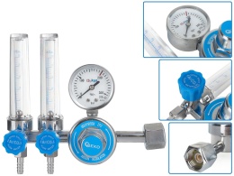 Reduktor CO2/ARGON z dwoma rotametrami (10)