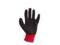 Rękawice ochronne GEKO r.11/latex czerwone/ (12/240)
