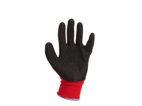 Rękawice ochronne GEKO r.11/latex czerwone/ (12/240)