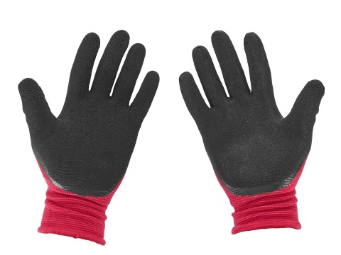 Rękawice ochronne powlekane r. 7 - różowe (12/240)