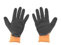 Rękawice ochronne powlekane r. 9 - pomarańczowe (12/240)