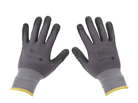 Rękawice robocze nylonowe r. 8 (12/240)