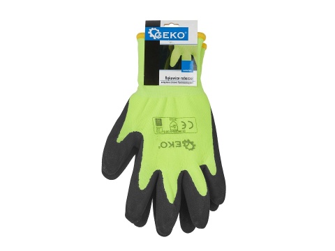 Rękawice robocze ocieplane zimowe fluorescencyjne r. 11 (12/120)