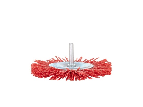 Szczotka boczna nylon trzpień 100mm (100)