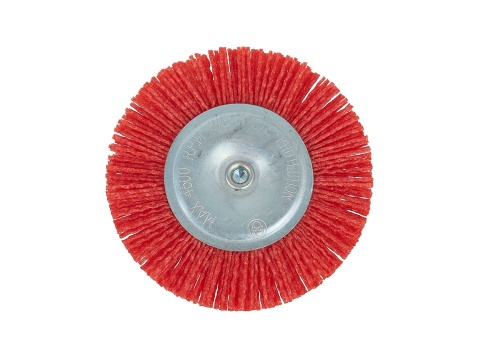 Szczotka boczna nylon trzpień 100mm (100)