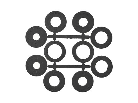 Szczotka druciana 150x32mm + kpl. Redukcji (50)