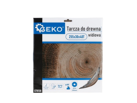 Tarcza do drewna 255x30x40T(otwory) (25)