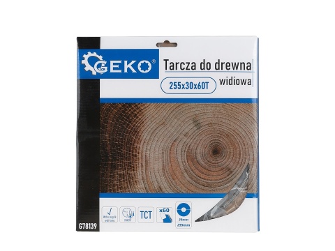 Tarcza do drewna 255x30x60T(otwory) (25)