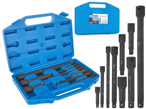 Zestaw przedłużek udarowych 1/4" 3/8" 1/2" CrV 9szt. (15)