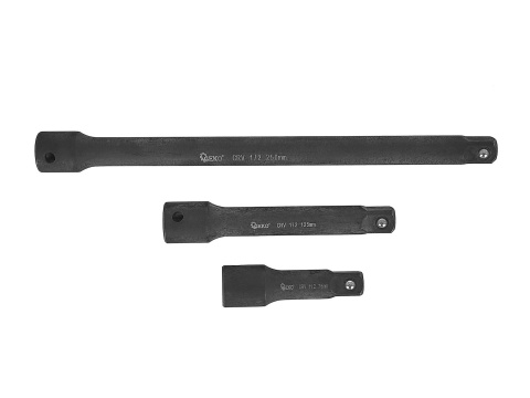 Zestaw przedłużek udarowych 1/4" 3/8" 1/2" CrV 9szt. (15)