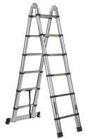 Drabina teleskopowa aluminiowa przegubowa 3,8m 150kg (1)