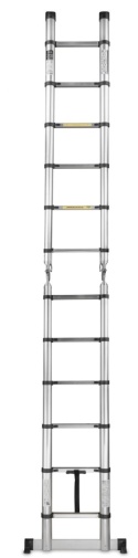 Drabina teleskopowa aluminiowa przegubowa 3,8m 150kg (1)