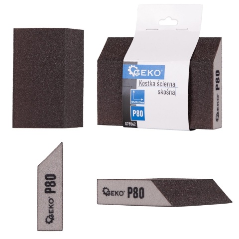 Kostka ścierna skośna 125x90x25mm P80 (250)