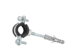 Obejma metalowa z gumą do rur 1/2