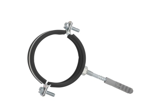 Obejma metalowa z gumą do rur 2 1/2" 75-80mm (100)