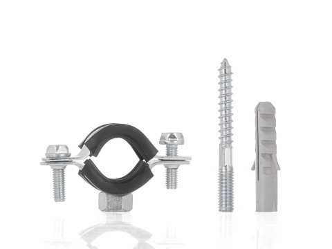 Obejma metalowa z gumą do rur 3/4" 26-30mm (200)