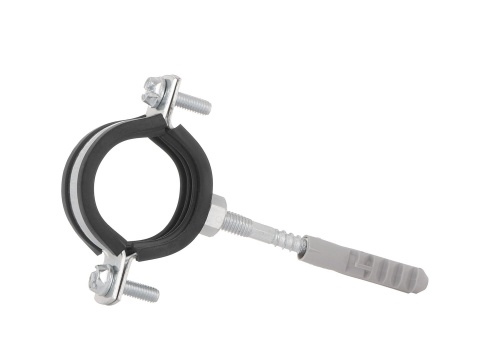 Obejma metalowa z gumą do rur 6/4" 47-51mm (100)