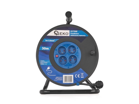 Przedłużacz elektryczny bębnowy 3x1.5mm2 30m (1)