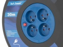 Przedłużacz elektryczny bębnowy 3x1.5mm2 30m (1)
