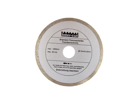 Tarcza diam.125mm Pełna szara (100)