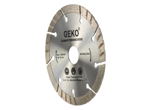 Tarcza diam.125mm szara-laser (100)