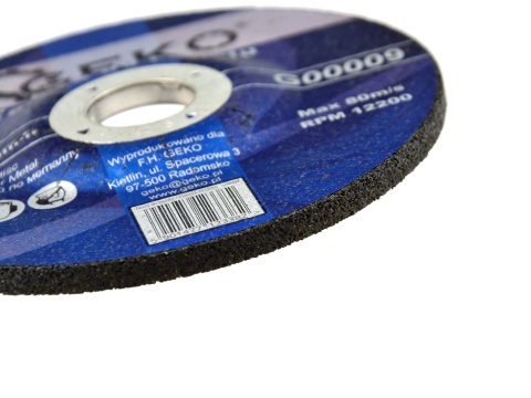 Tarcza do metalu 125x6x22,23 GEKO (5/25/100/200)