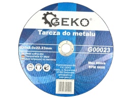 Tarcza do metalu 230x2,0 GEKO (25/50/100)