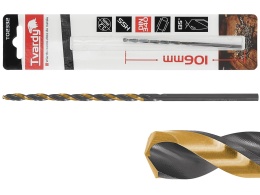 Wiertło czarno-złote do metalu przedłużane HSS M2 3.2mm (1/125/500)