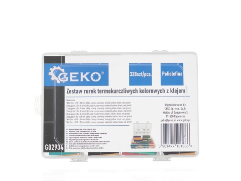 Zestaw rurek termokurczliwych kolorowych 328szt. (50)