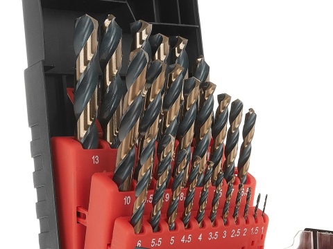 Zestaw wierteł do metalu HSS 1.0-13.0mm 25el. (5/10)