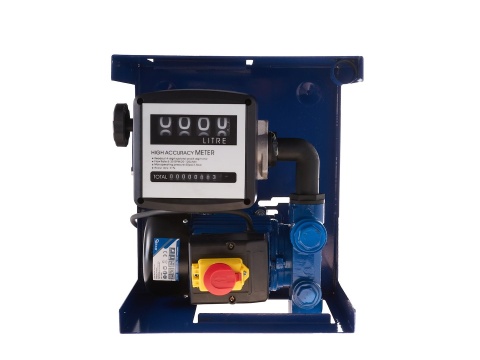 Dystrybutor 230V samozasysający obudowany(niebieski)(1)