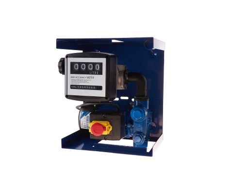 Dystrybutor 230V samozasysający obudowany(niebieski)(1)