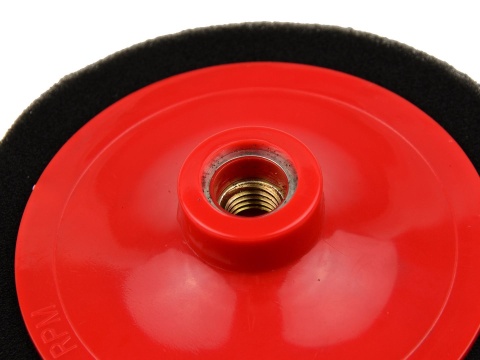 Gąbka polerska czarna 150mm x 45mm M14 (twarda) (100)