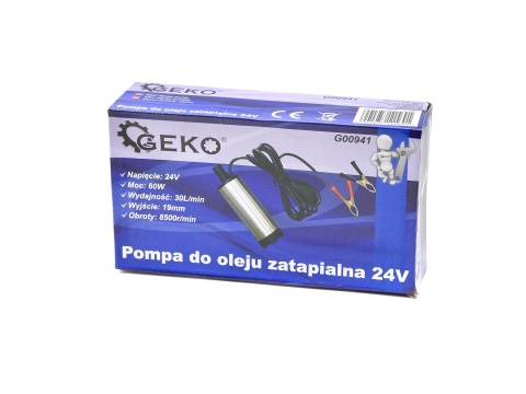 Pompa do oleju zatapialna 24V 52mm(20/50)