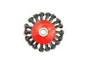 Szczotka druciana boczna pleciona 100mm M14 (100)