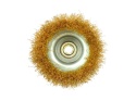 Szczotka druciana czołowa mosiężna 125mm/5" M14(30)